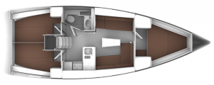 Detailanblick Schiff - KM Yachtcharter